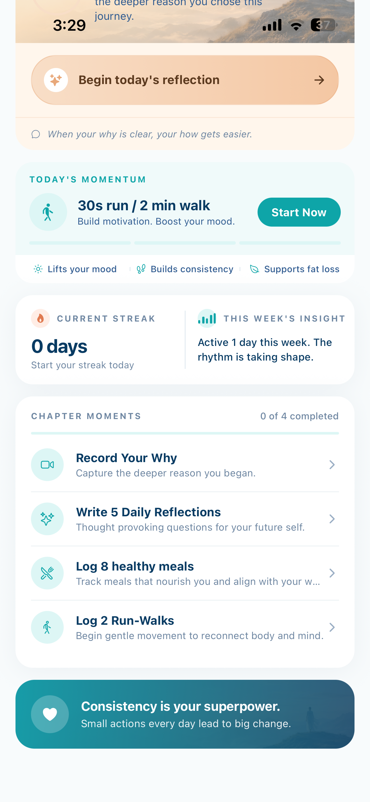 Chapter moments and momentum