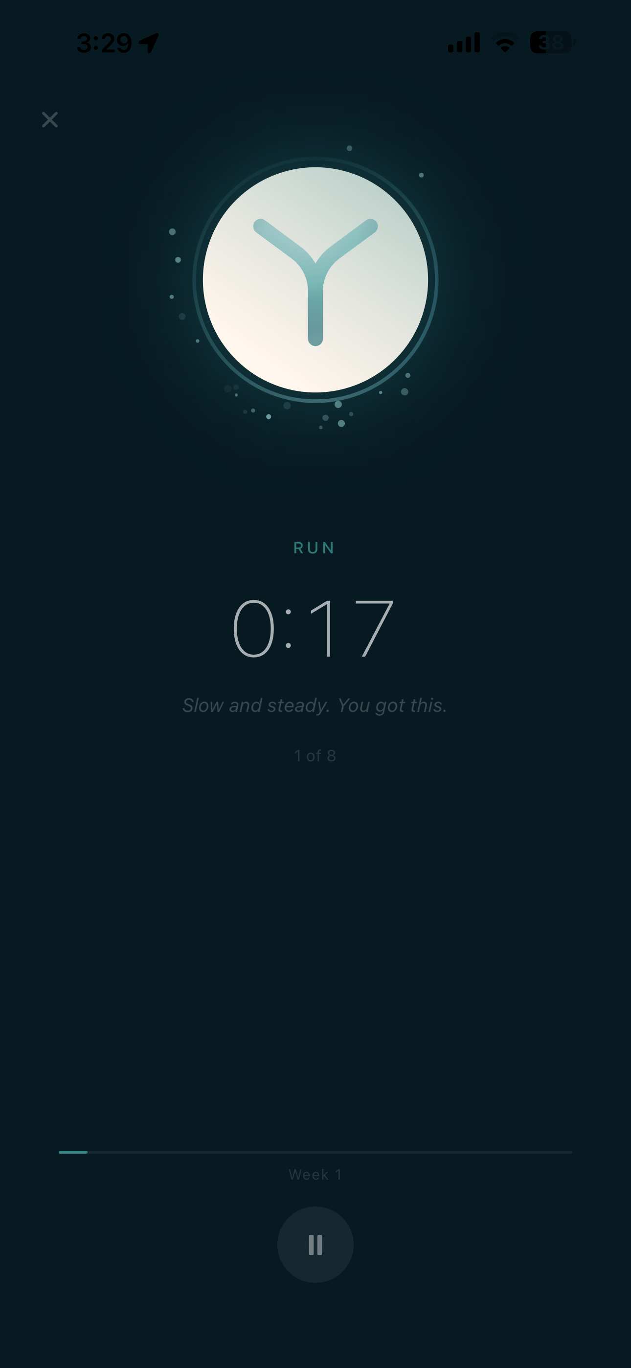 Walk-to-Run timer